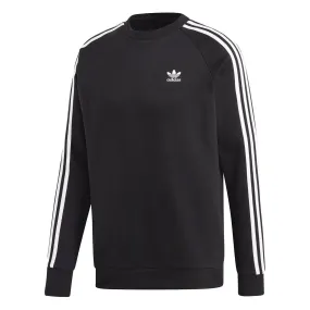 adidas Originals 3-Stripes Crewneck Sweatshirt - Black