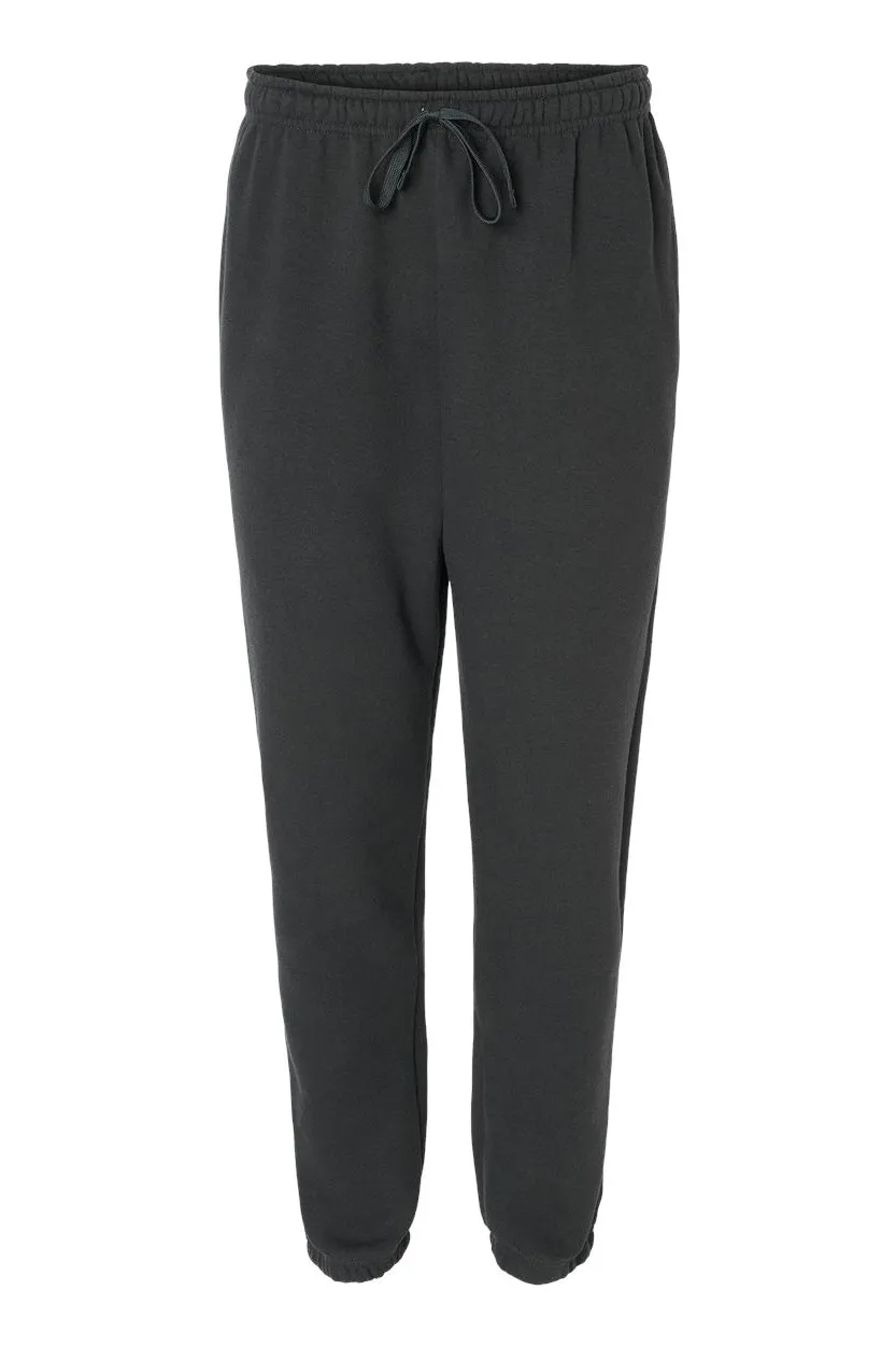 American Apparel Mens ReFlex Fleece Sweatpants w/ Pockets - Black