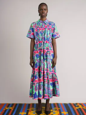 Ayodele Pink Drawstring Dress