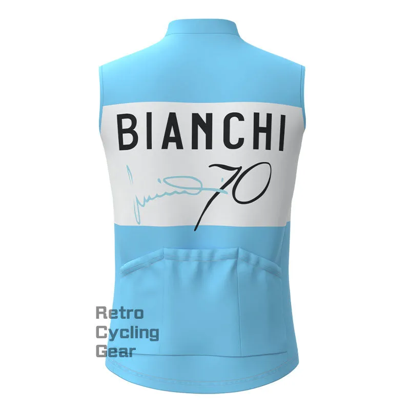 Bianchi Water Blue Retro Cycling Vest