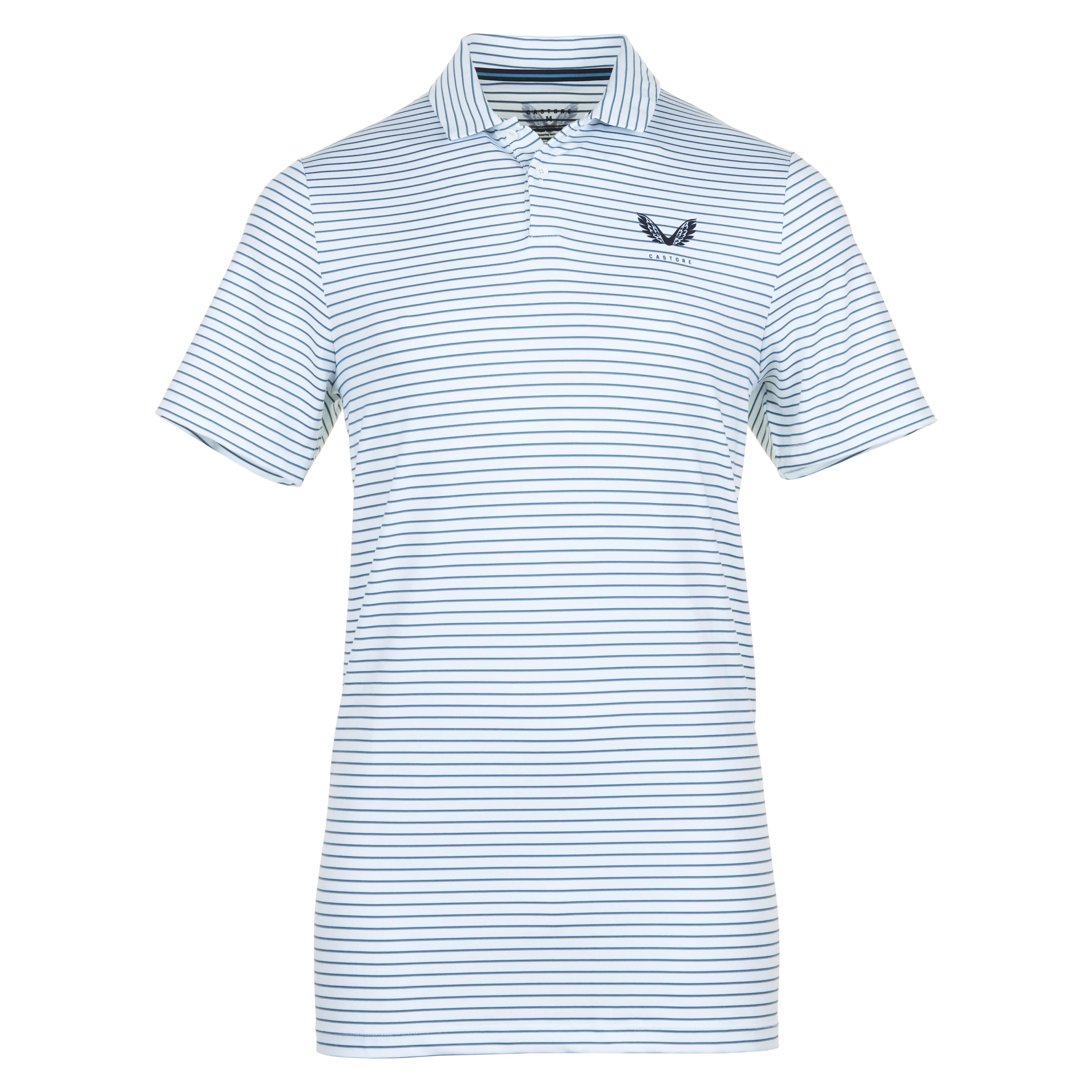 Castore Golf Yarn Dye Stripe Polo Shirt