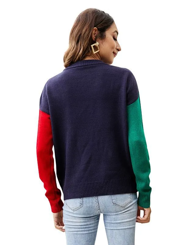 Christmas Tree Pullover Knitted Sweater