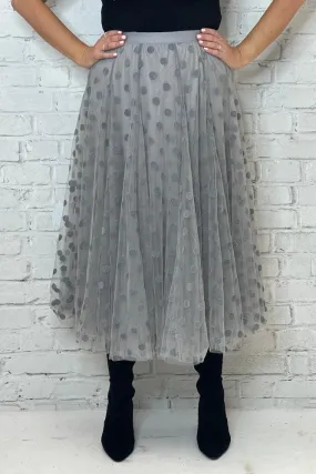 C.Reed Swan Lake Tulle Skirt Silver Spot