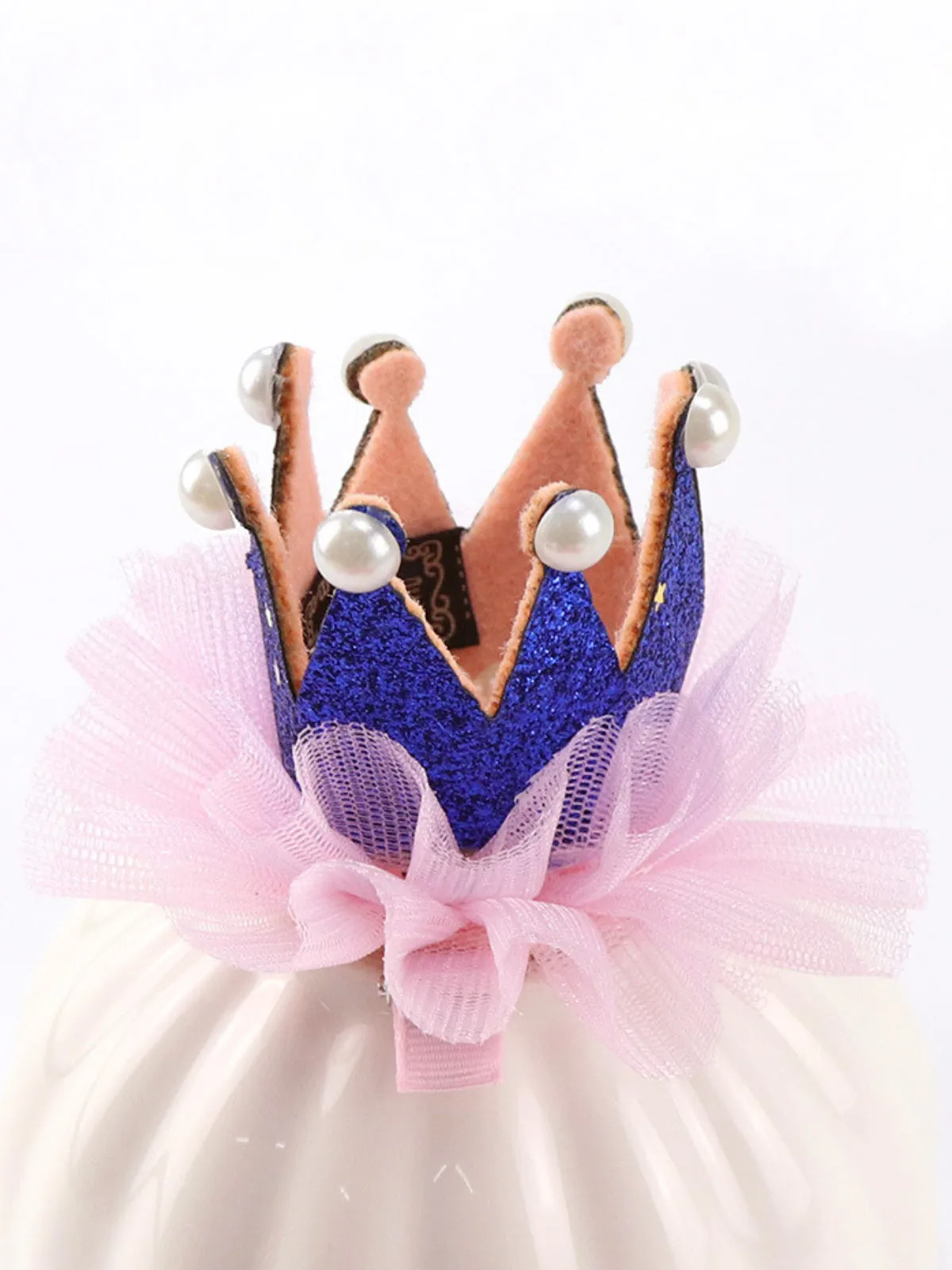 Crowned Cutie Glitter Crown Hair Clip