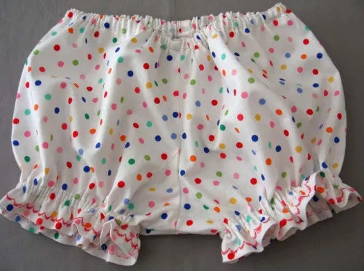 Diaper cover/bloomers baby pants sewing pattern  FANCY PANTS sizes 3 mths to 6 yrs