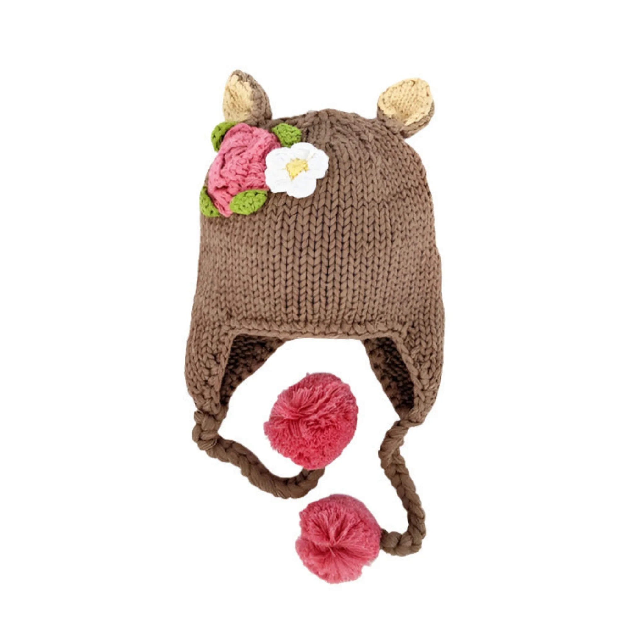 Doe Deer Beanie Knit Baby Hat