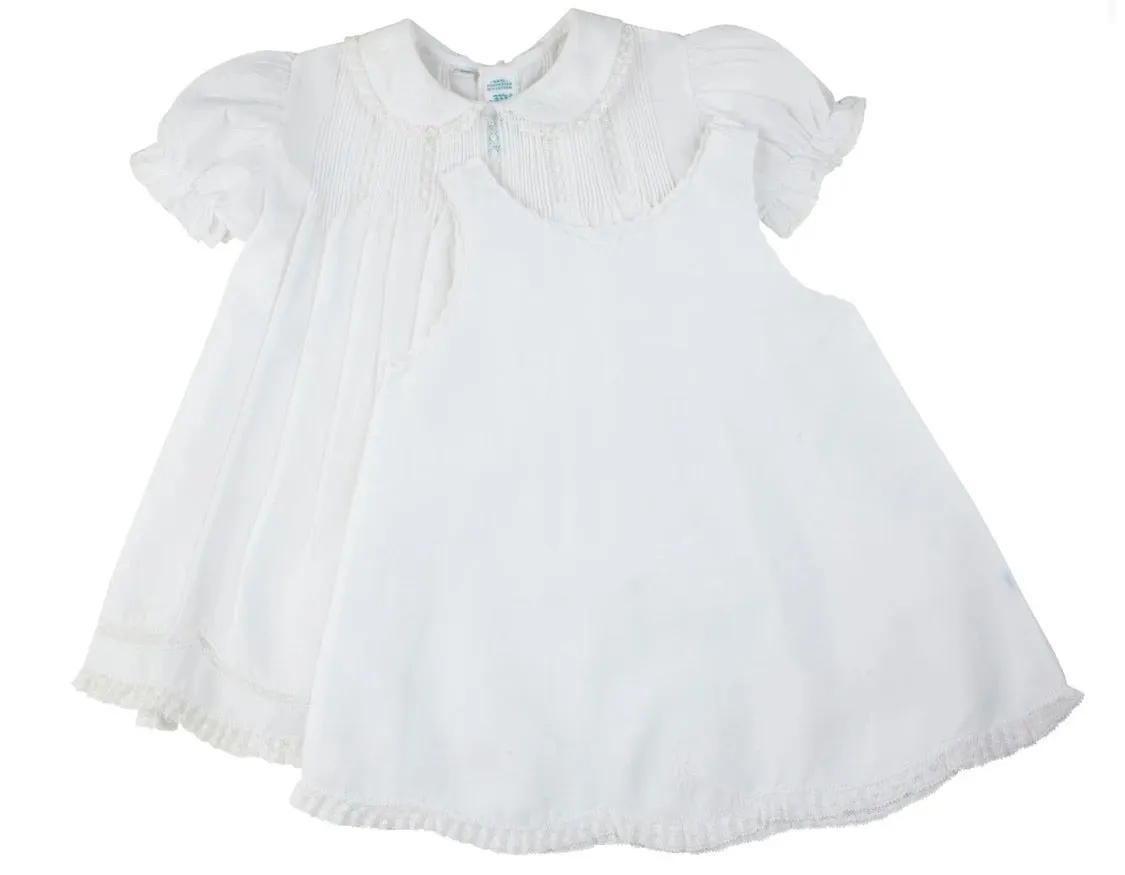 Feltman Brothers Collared Lace Slip Dress