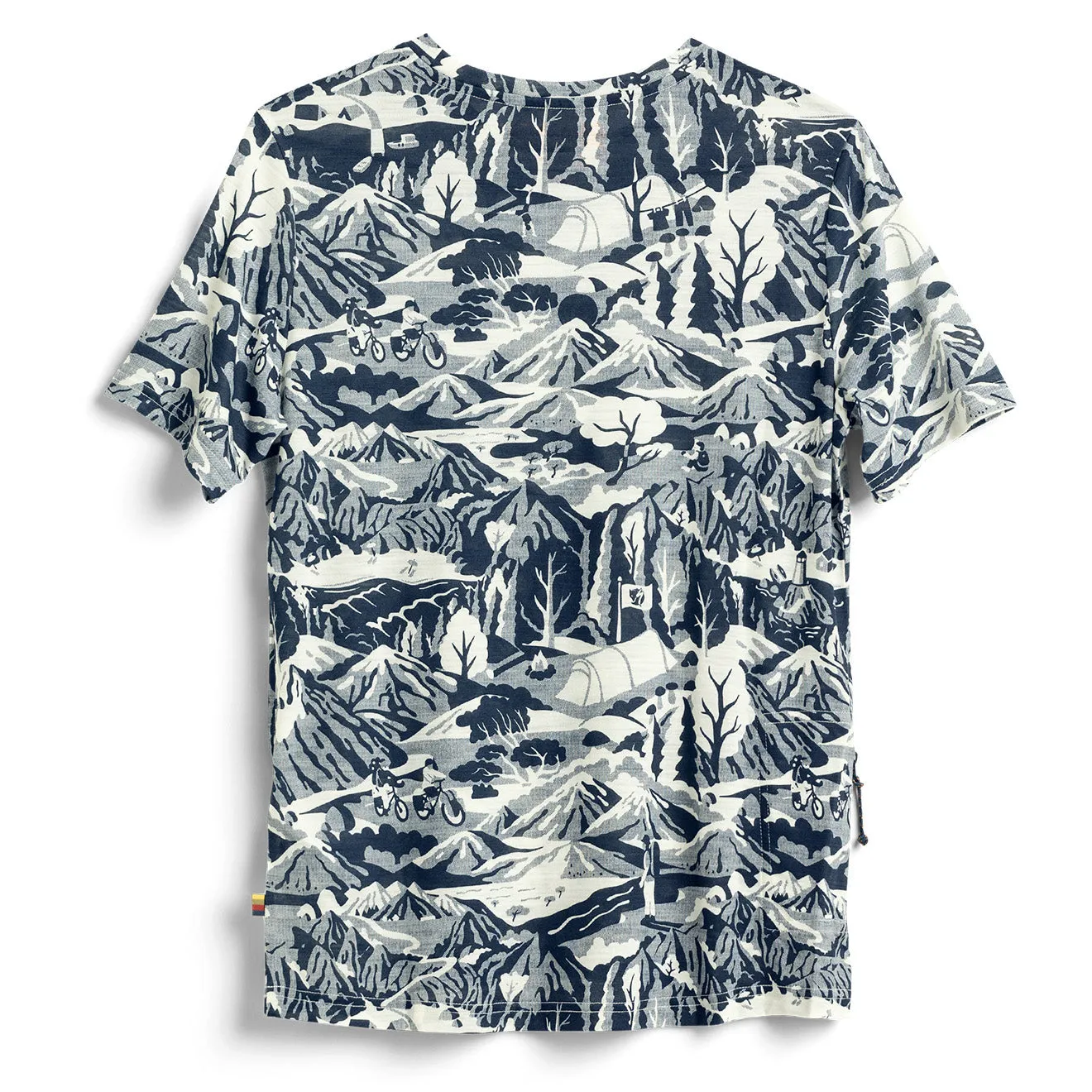 Fjallraven x Specialized Womens Wool CaliSwe T-Shirt Navy / Eggshell