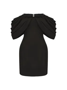 Kate Bow Dress (Black)