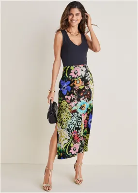 Midi Slip Skirt - Viva La Vida