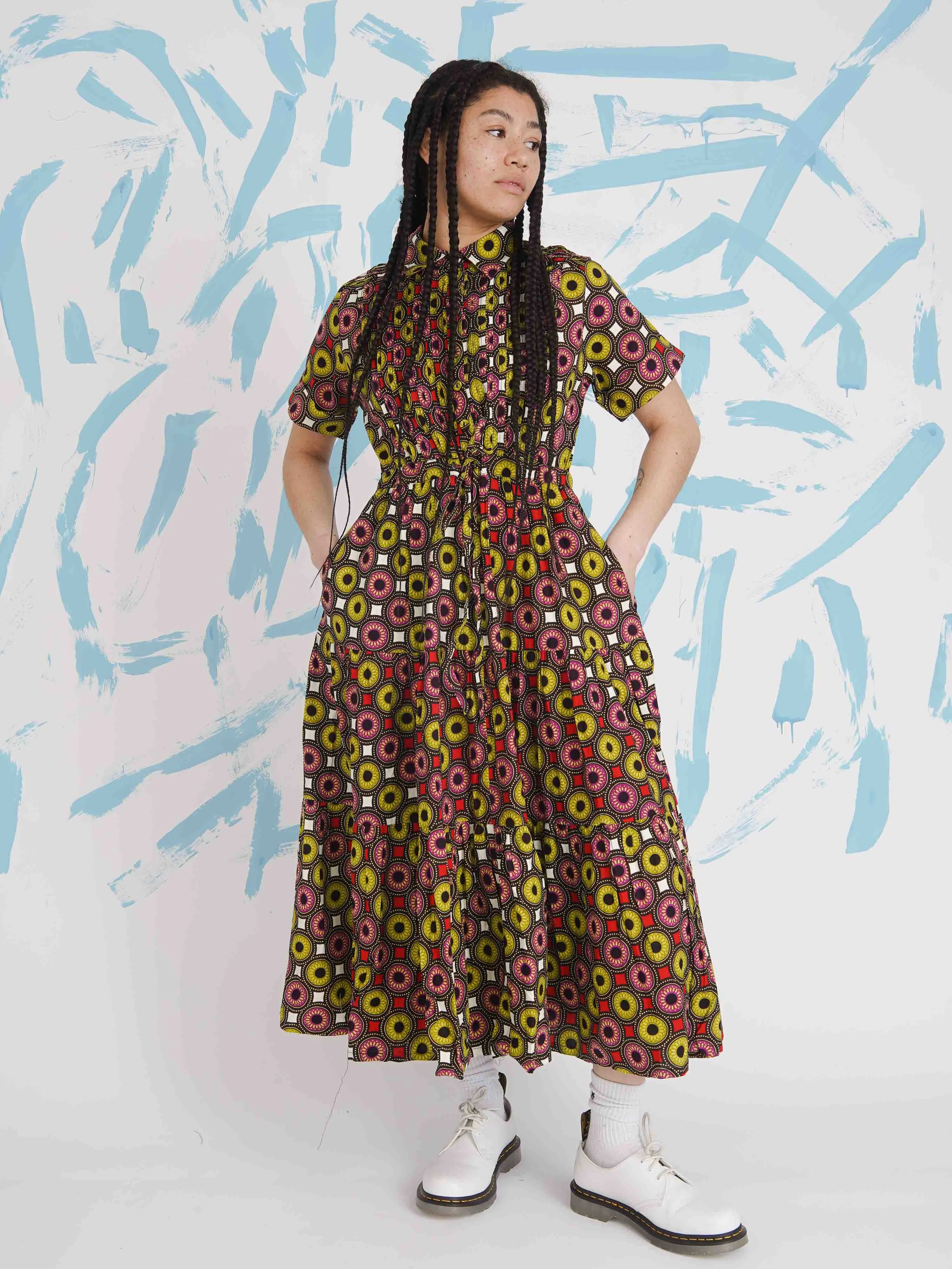 October Drawstring Dress