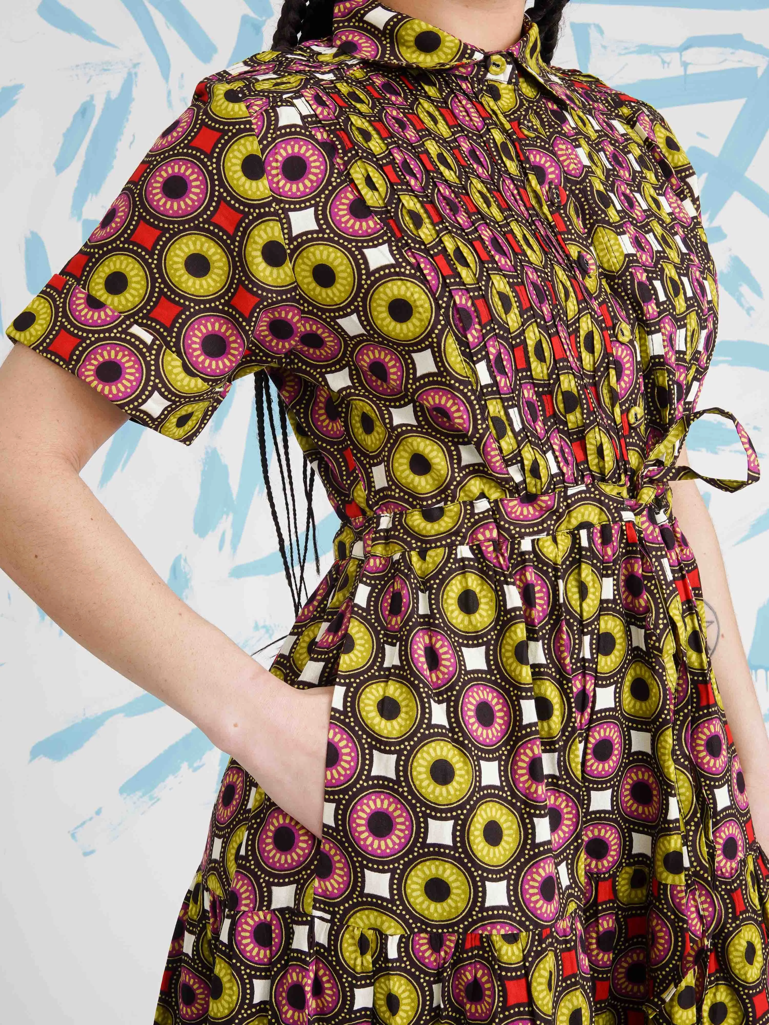 October Drawstring Dress