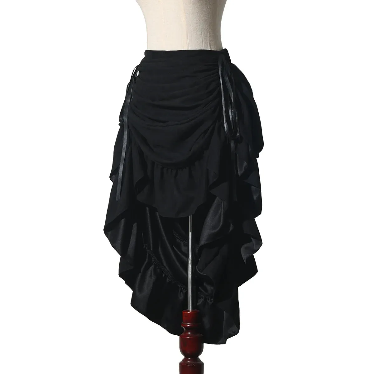 Renaissance Fair Ready: High-Low Pirate Skirt for Timeless Elegance