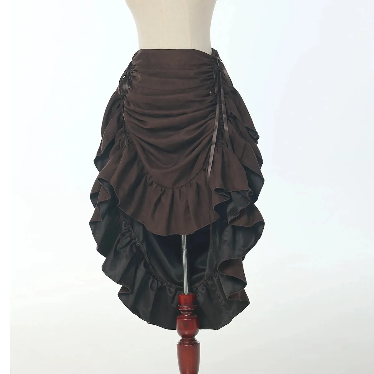 Renaissance Fair Ready: High-Low Pirate Skirt for Timeless Elegance