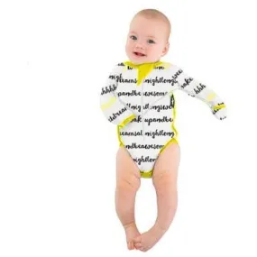 Sleepy Bub Romper Swaddle - Hello Sleep Yellow