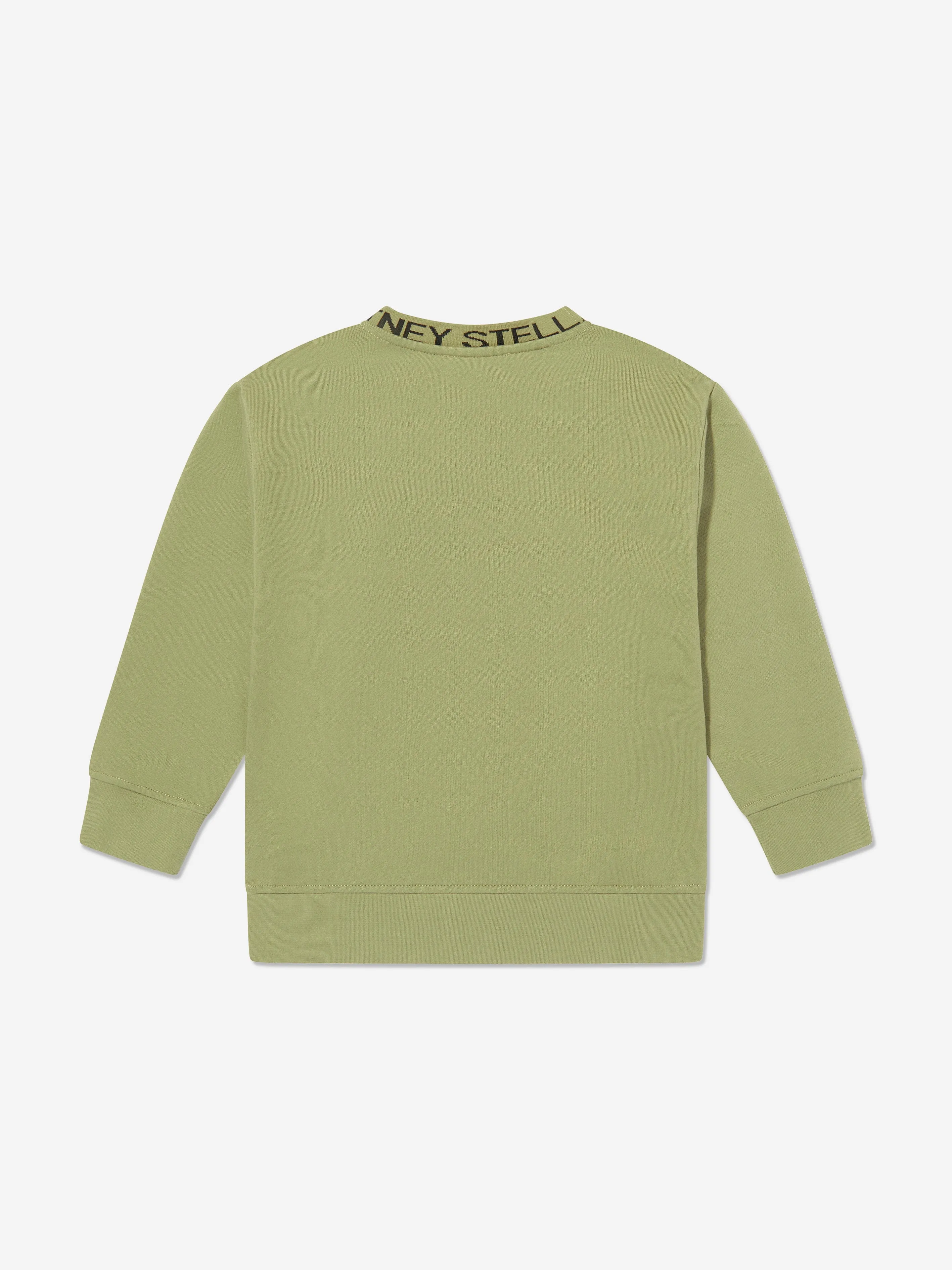 Stella McCartney Boys Pocket Sweatshirt in Green