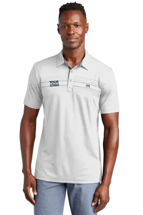 TravisMathew Monterey Chest Stripe Polo White
