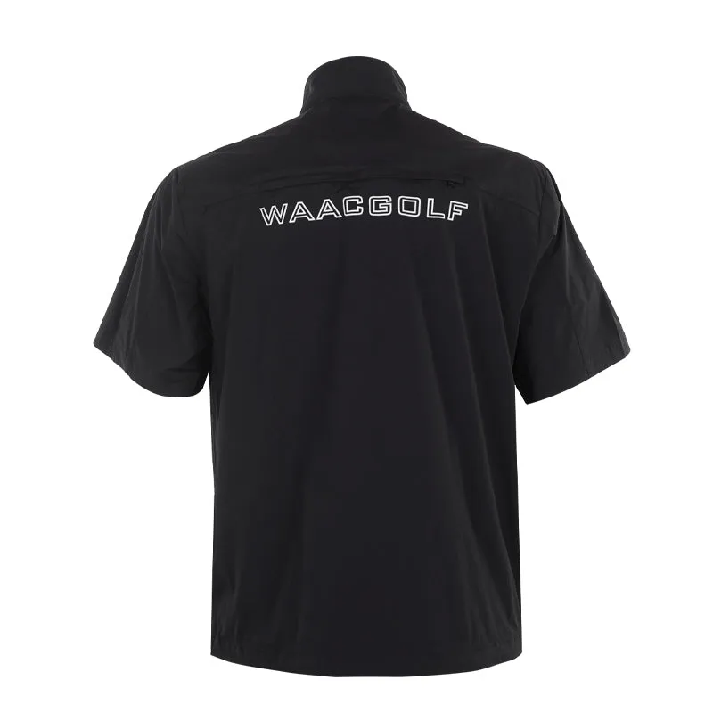 WAAC Korea Packable Anorak Men's Shirt (Black)