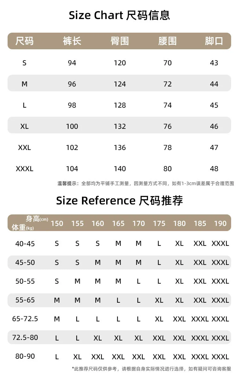 WLS Retro Pleated Loose Thickened Sweatpants