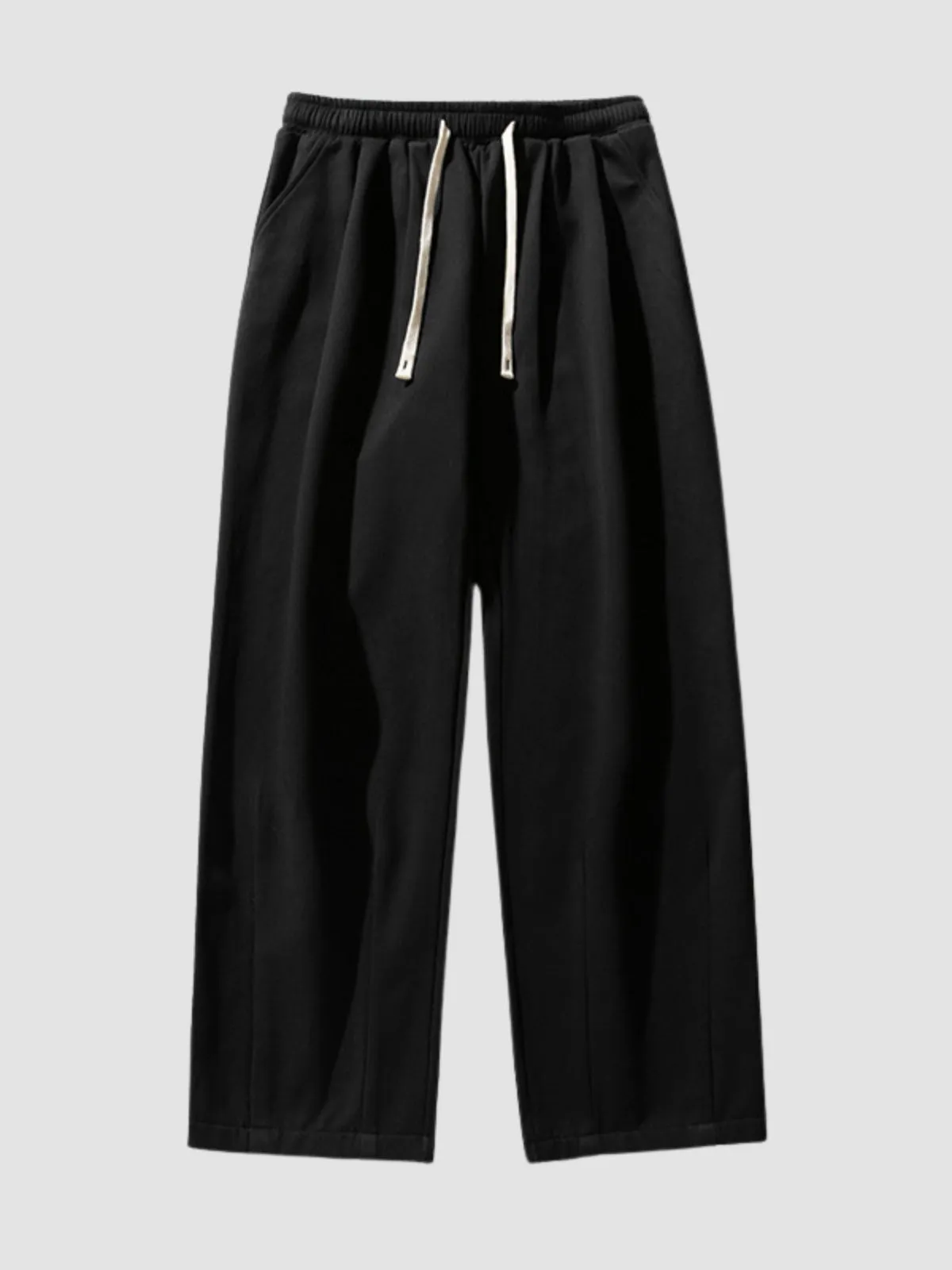 WLS Retro Pleated Loose Thickened Sweatpants