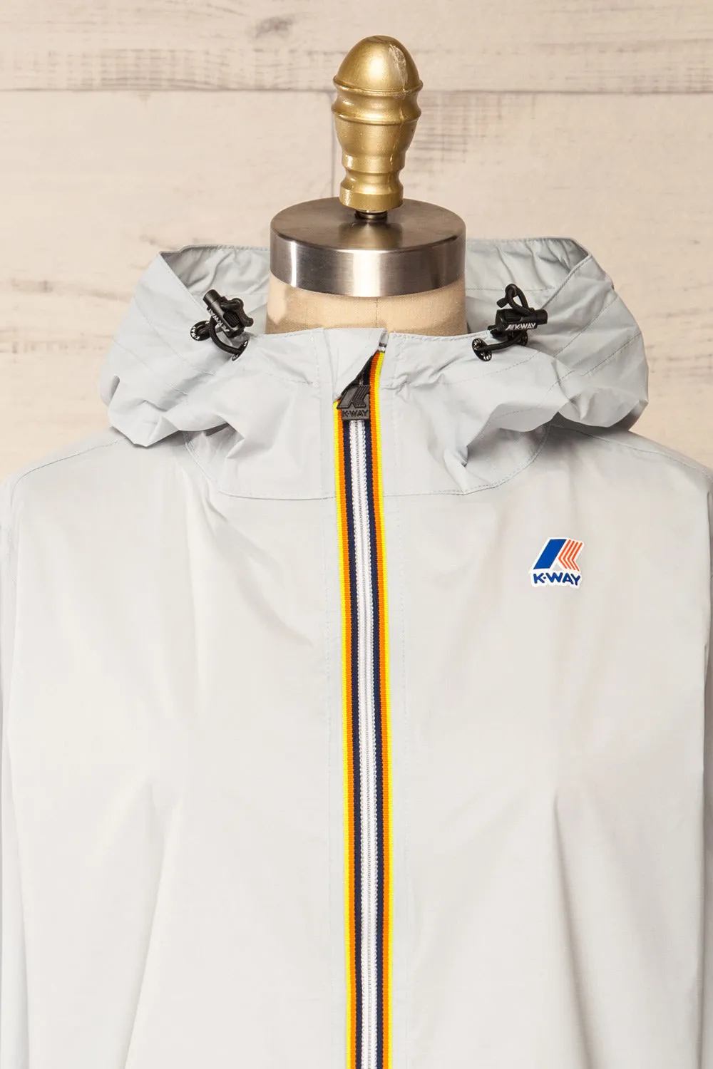 Zamora Grey | Packable Rain Jacket