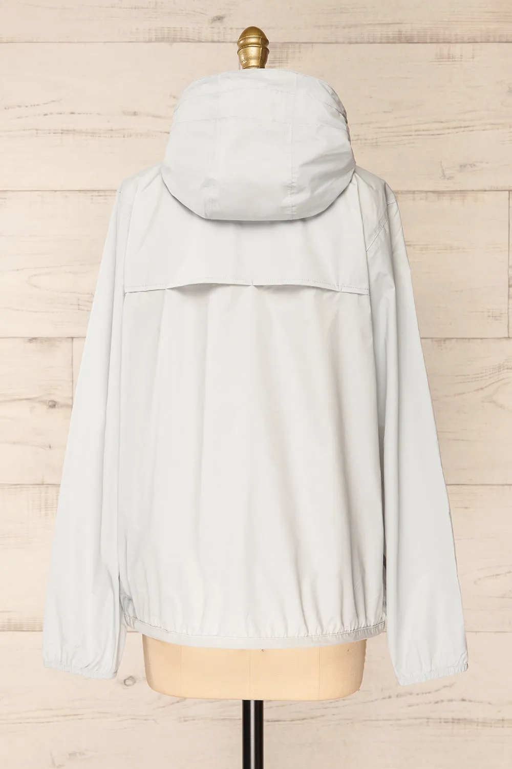 Zamora Grey | Packable Rain Jacket
