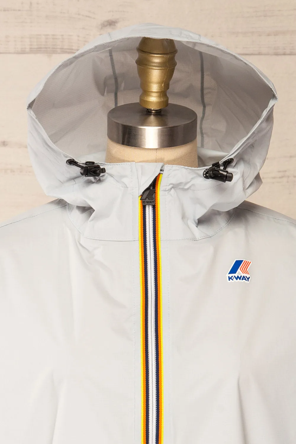 Zamora Grey | Packable Rain Jacket