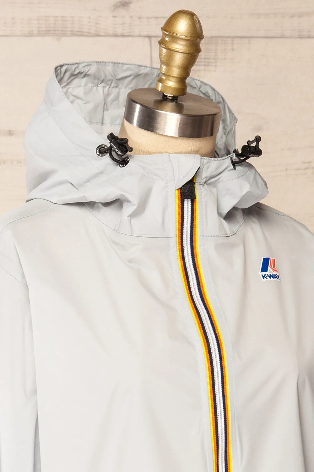 Zamora Grey | Packable Rain Jacket