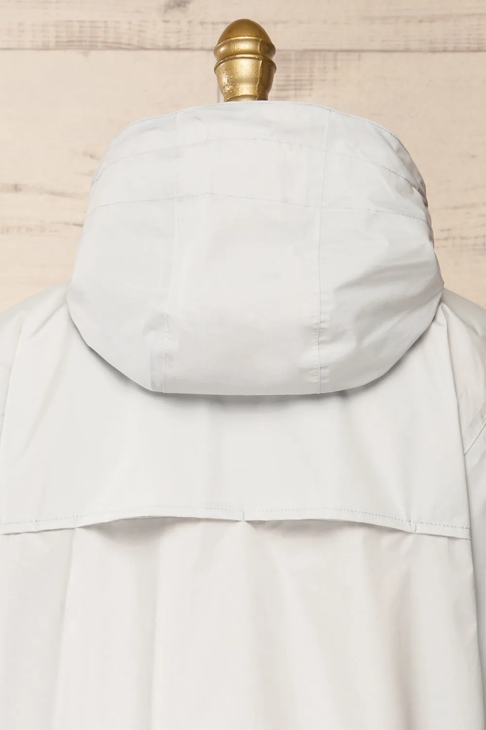 Zamora Grey | Packable Rain Jacket