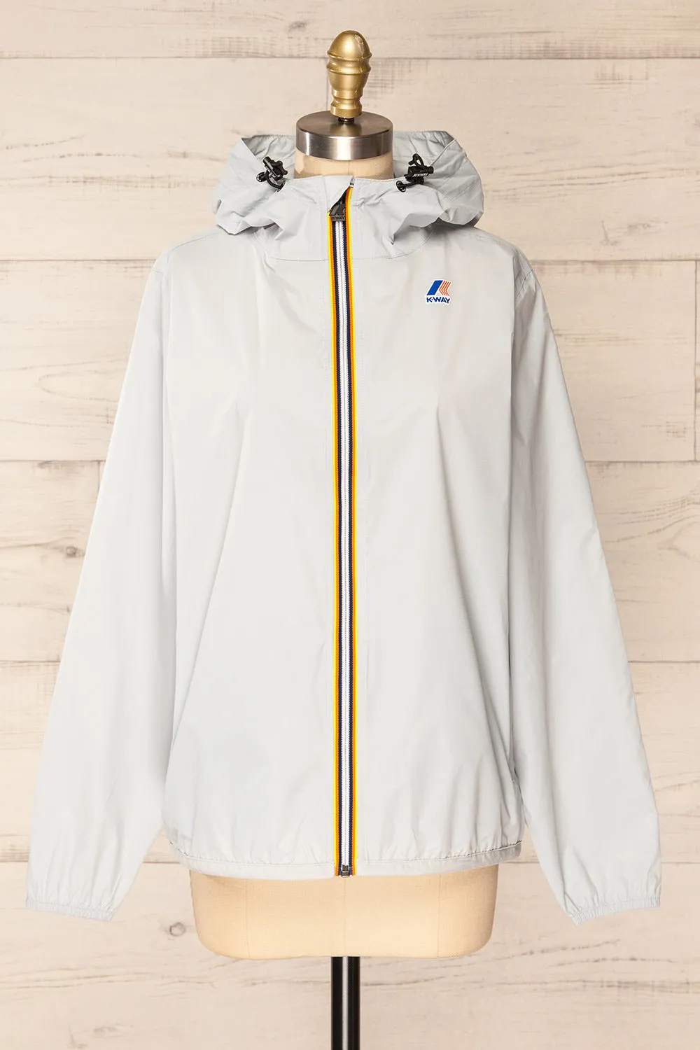 Zamora Grey | Packable Rain Jacket